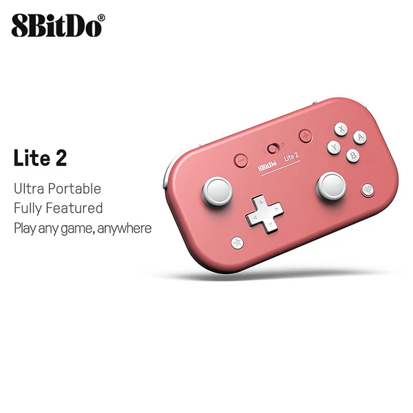 8BitDo Lite 2 BT játékvezérlő Nintendo Switch Lite-hoz - Pink