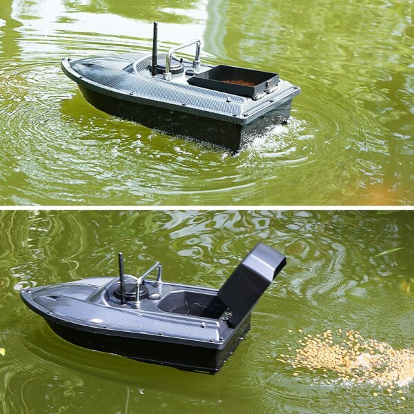 Vezeték nélküli távirányítós horgász etető Intelligens horgászcsali csónak