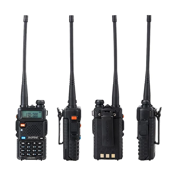 BAOFENG UV-5R 5W Walkie Talkie FM adó-vevő kétirányú rádió