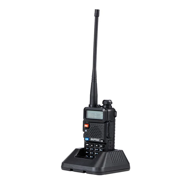 BAOFENG UV-5R 5W Walkie Talkie FM adó-vevő kétirányú rádió