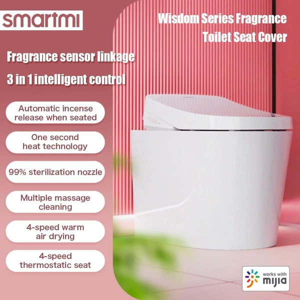 Smartmi Wisdom Series illatos WC-ülés, automatikusan kiengedi az aromát, kettős intelligens dezodor Mijia APP