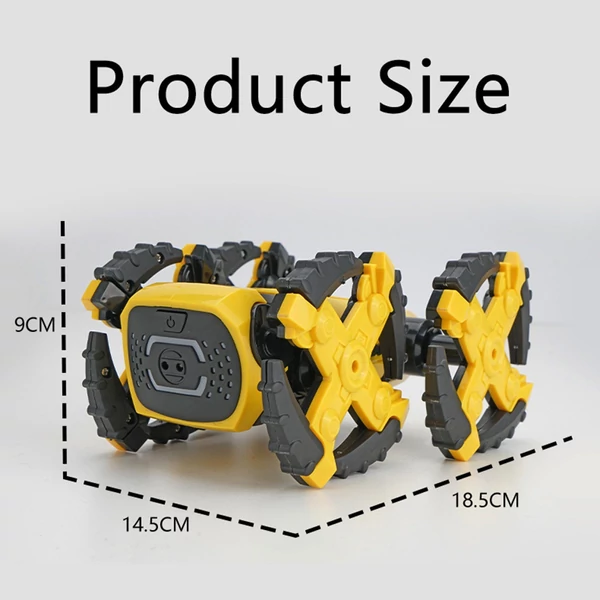 Összeszerelt robotkutyás mászóautó STEM oktatási készlet - 142 db