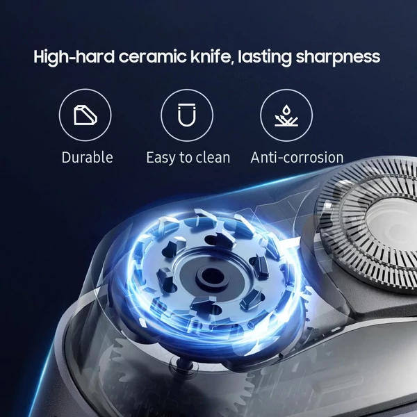 Xiaomi Mijia Electric Razor S600 kártya méretű hordozható valódi bőr tok intelligens érzékelő