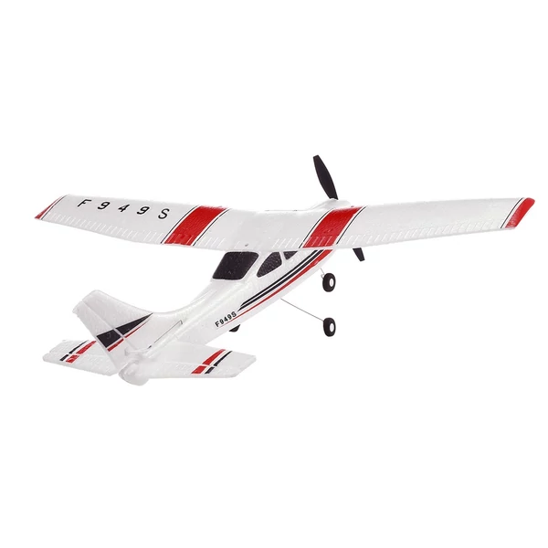 Wltoys F949S RC repülőgép 2.4G 3CH távirányítós EPP miniatűr modell - 1 akkumulátor