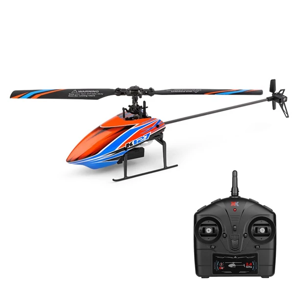 WLtoys K127 2.4G 4CH 6 tengelyes giroszkóp egy lapátos RC repülő fix magassággal RTF kezdőknek - 1 akkumulátor