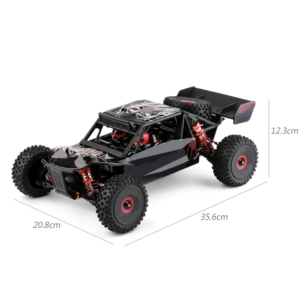 WLtoys 124016 RC lánctalpas terepkocsi 1/12 2,4 GHz 75 km/h 4WD RTR fém alváz