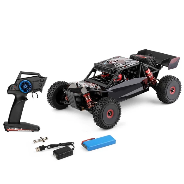 WLtoys 124016 RC lánctalpas terepkocsi 1/12 2,4 GHz 75 km/h 4WD RTR fém alváz