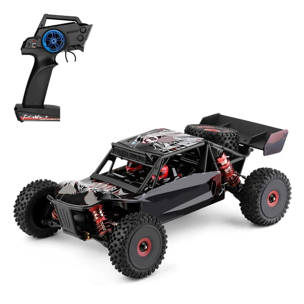 WLtoys 124016 RC lánctalpas terepkocsi 1/12 2,4 GHz 75 km/h 4WD RTR fém alváz