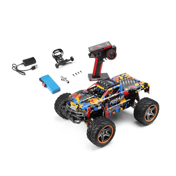 WLtoys 104016 1/10 2,4 GHz 4WD 55 km/h terepjáró teherautók kefe nélküli motor