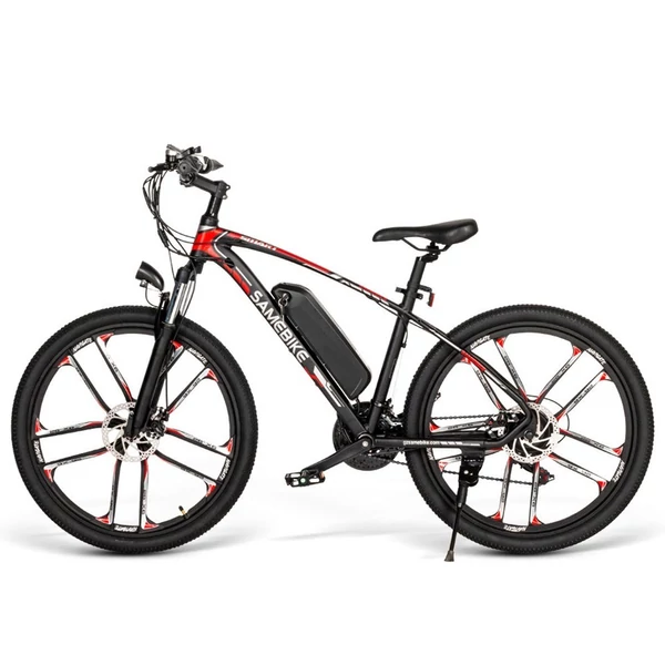 Samebike MY-SM26 elektromos kerékpár 48V 350W motor Max sebesség 30km/h - Fekete