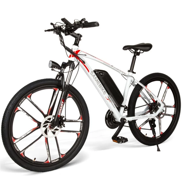 Samebike MY-SM26 elektromos kerékpár 48V 350W motor Max sebesség 30km/h - Fehér