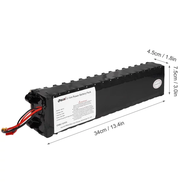 36 V 7,8 Ah 280,8 Wh elektromos robogó csere Li-ion akkumulátor csomag