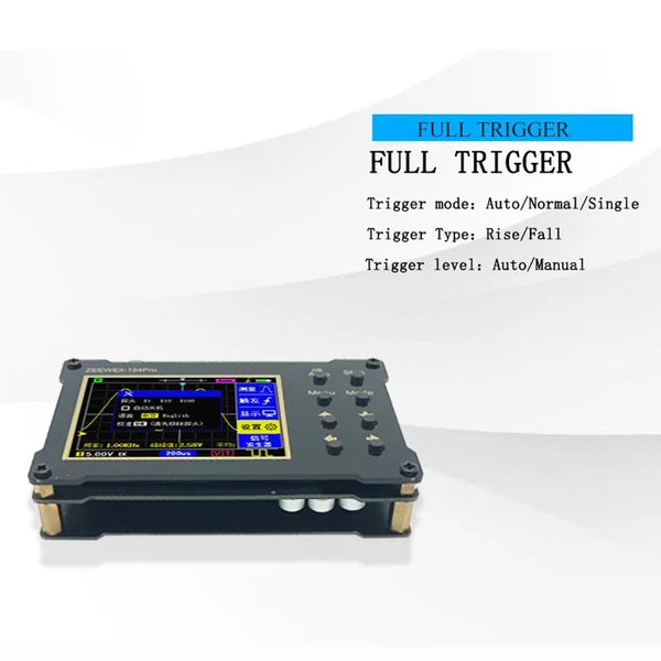 ZEEWEII DSO154Pro 2,4 hüvelykes TFT színes képernyő digitális oszcilloszkóp 40 MSa/s mintavételi sebesség támogatás - 18 MHZ sávszélesség