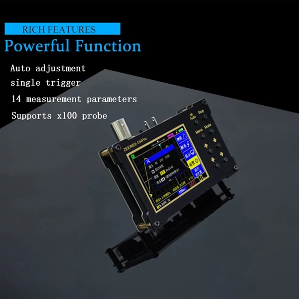 ZEEWEII DSO154Pro 2,4 hüvelykes TFT színes képernyő digitális oszcilloszkóp 40 MSa/s mintavételi sebesség támogatás - 1 MHZ sávszélesség
