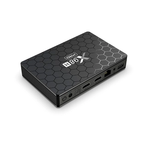 X98H Pro Set-top Box kábeles távirányítóval - 4+ 64 GB