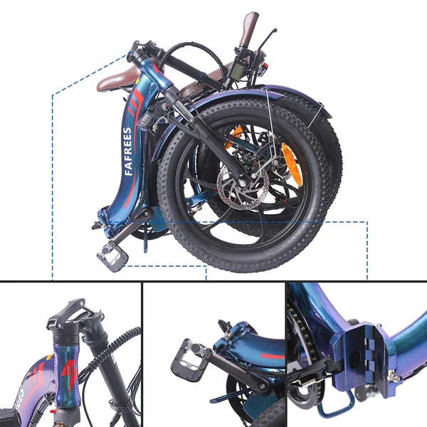 FAFREES F20 Pro összecsukható elektromos kerékpár - Szürke