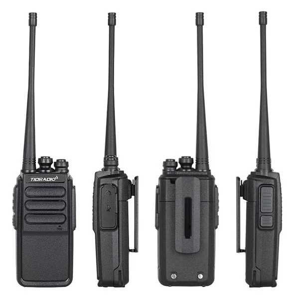 TID-777 UHF 400-470MHz kétirányú rádió hordozható kézi walkie talkie, nagy teljesítményű, távolsági fejhallgató USB adatkábel 2db