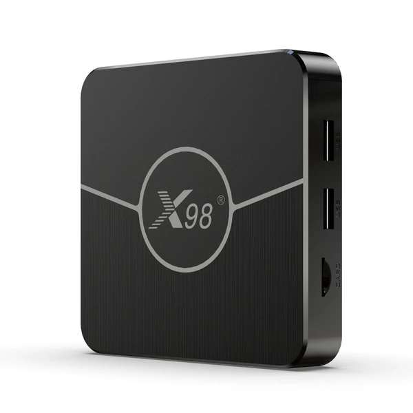 X98 Plus Android 11.0 Smart TV Box Amlogic S905W2 UHD 4K médialejátszó 2.4G/5G kétsávos WiFi BT AV1 VP9 H.265 dekódoló digitális kijelzős távirányító - 64 GB