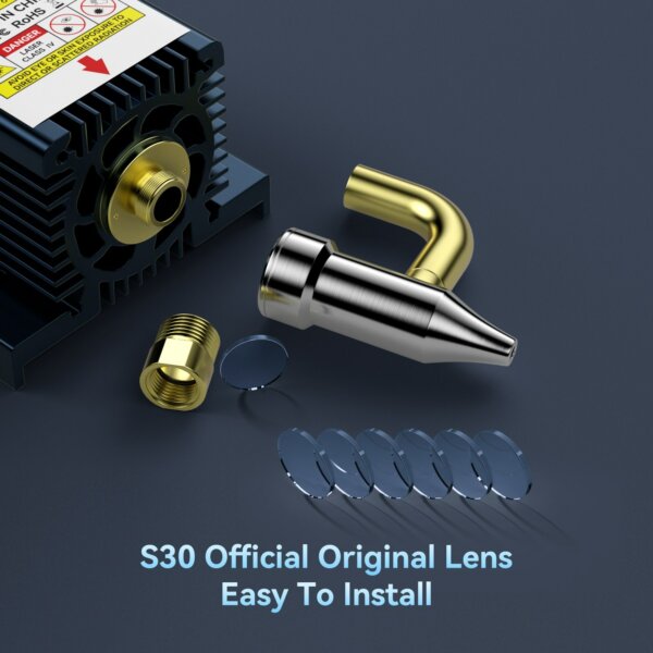 Eredeti SCULPFUN S30/S30 Pro Laser Len Standard lencse megerősített felületű olaj- és füstgátló magas átlátszó - 6 db