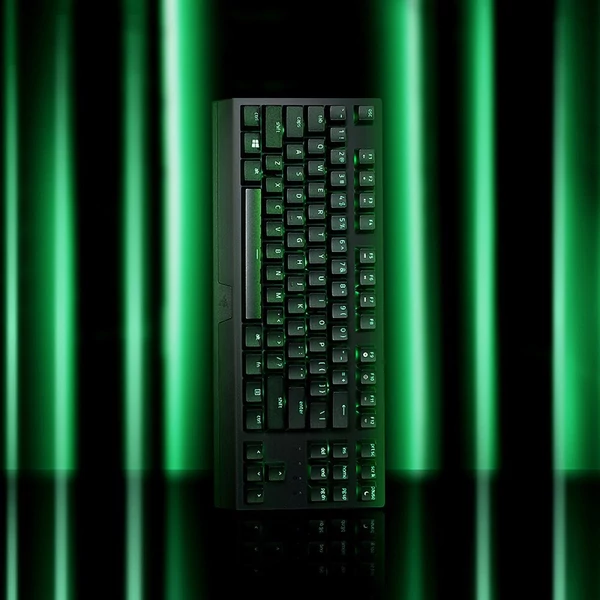 Razer BlackWidow X Tenkeyless mechanikus vezetékes játékra szánt Esport billentyűzet 87 billentyűs billentyűzet zöld háttérvilágítás