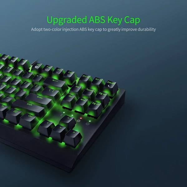 Razer BlackWidow X Tenkeyless mechanikus vezetékes játékra szánt Esport billentyűzet 87 billentyűs billentyűzet zöld háttérvilágítás