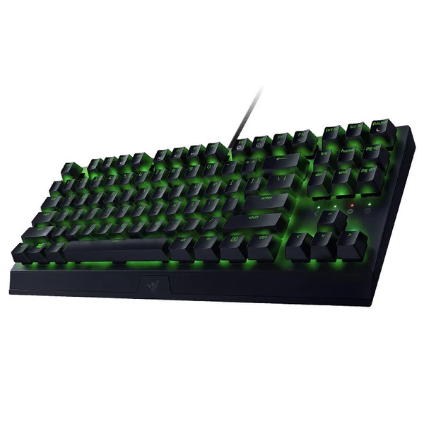 Razer BlackWidow X Tenkeyless mechanikus vezetékes játékra szánt Esport billentyűzet 87 billentyűs billentyűzet zöld háttérvilágítás