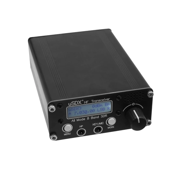 uSDR uSDX+Plus V2 8 sávos SDR adó-vevők HF SSB QRP hordozható nagyfrekvenciás rövidhullámú adó-vevők LCD kijelző hangszóró mikrofon