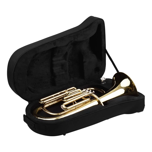 Muslady Brass B Lapos Bariton Bb Fúvós Arany Lakk Felület