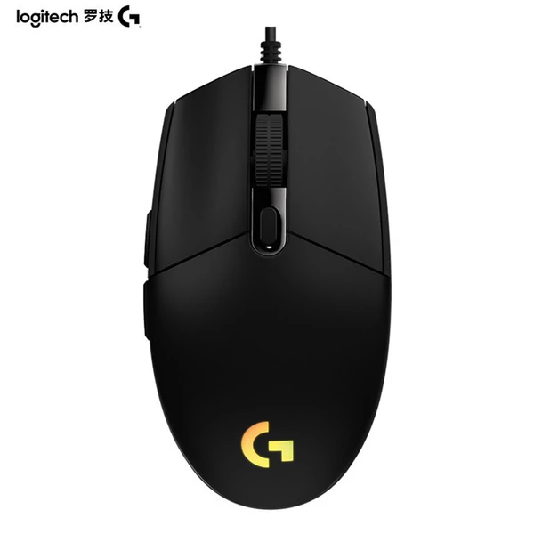 Logitech G102 RGB játékegér 8000 DPI vezetékes optikai Logitech G HUB szoftver támogatás - Fekete