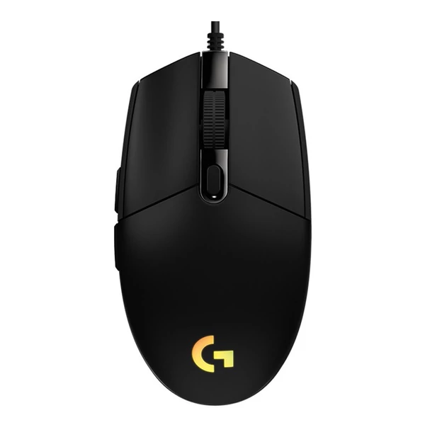 Logitech G102 RGB játékegér 8000 DPI vezetékes optikai Logitech G HUB szoftver támogatás - Fekete