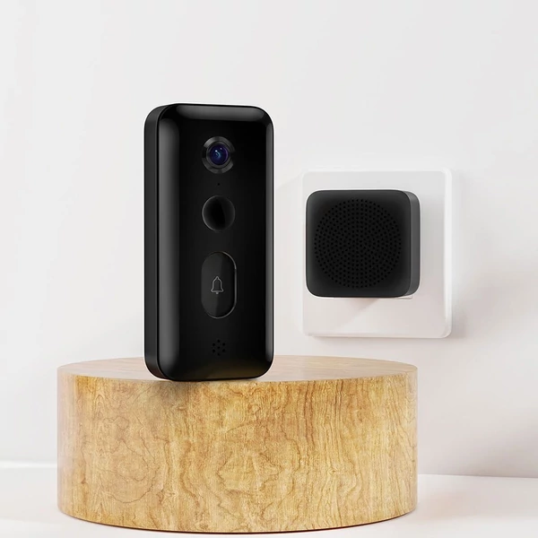 Xiaomi Smart Doorbell 3 otthoni vezeték nélküli biztonsági kamera - Fekete