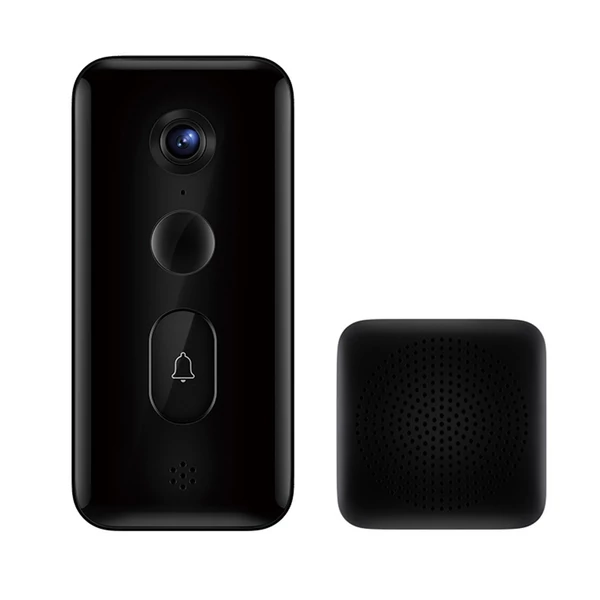 Xiaomi Smart Doorbell 3 otthoni vezeték nélküli biztonsági kamera - Fekete