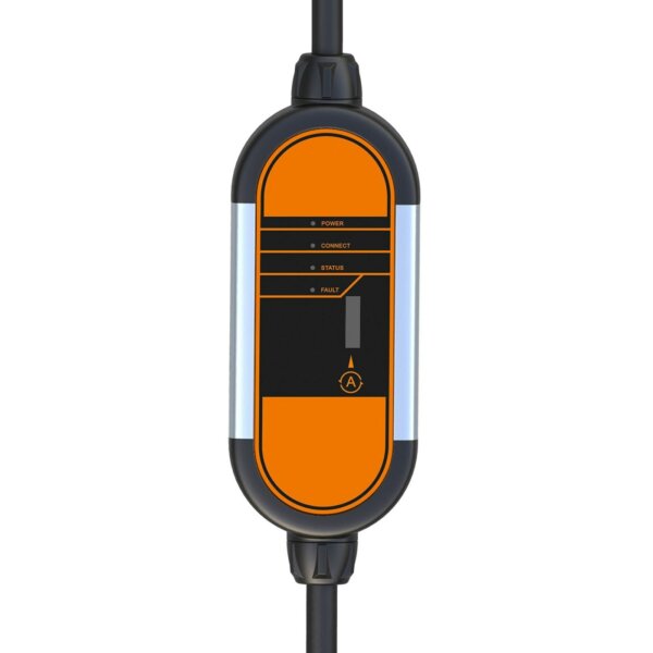 Hordozható elektromos töltő, Type2 IEC62196-2 8A-16A 5M kábel, elektromos járműtöltő EU dugaszolható elektromos töltőállomás adapter