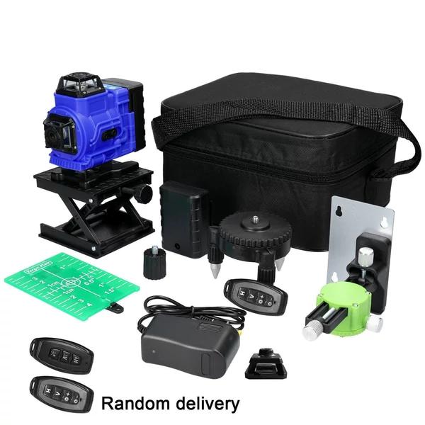 Többfunkciós, 16 soros lézeres 3°-os önszintező funkció, többirányú földfalmatrica - Kék