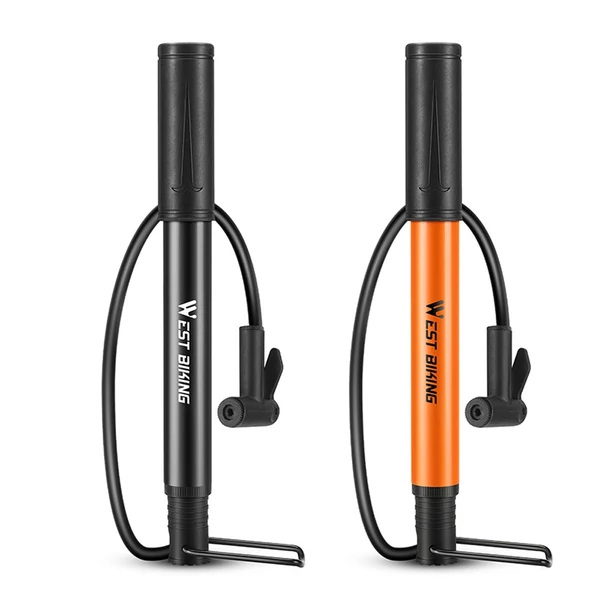 WEST BIKING 90PSI Hordozható e-Bike, kosárlabda, gumiabroncs pumpa - Fekete