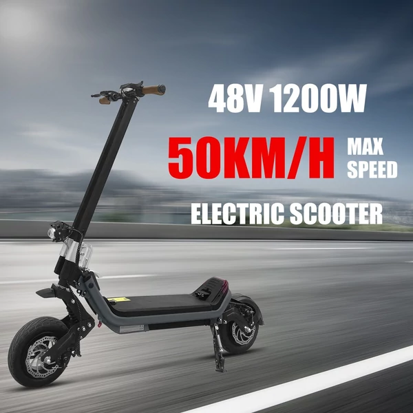 ZO G63 11 hüvelykes összecsukható elektromos robogó, 2400 W intelligens alkalmazással utazó felnőttek számára - Ezüst