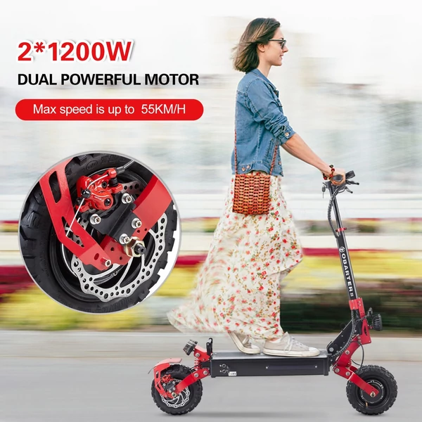 OBARTER X3 összecsukható elektromos robogó 48V 2400W 21AH akkumulátor Max sebesség 70km/h