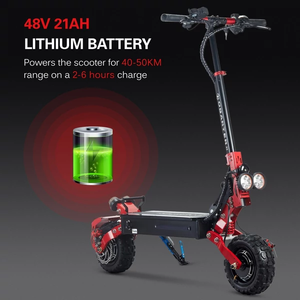 OBARTER X3 összecsukható elektromos robogó 48V 2400W 21AH akkumulátor Max sebesség 70km/h