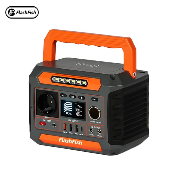 Flashfish P66 hordozható napelemes generátor 78000 mAh/288Wh 260 W kimenet DC/AC/C típusú/USB CPAP aljzatokkal