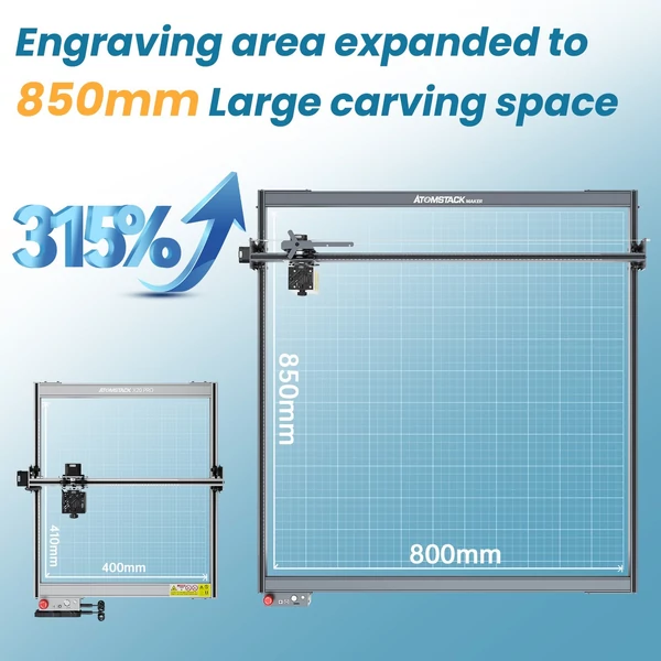 Atomstack Maker E85 keret 850x800mm