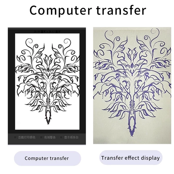 USB Stencil Transfer gép tetoválás minta APP hőnyomtatás egy kattintással - Fehér