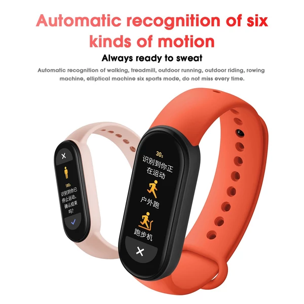 Xiaomi Mi Band 6 Sport csuklópánt Fitness követő okosóra - Fekete