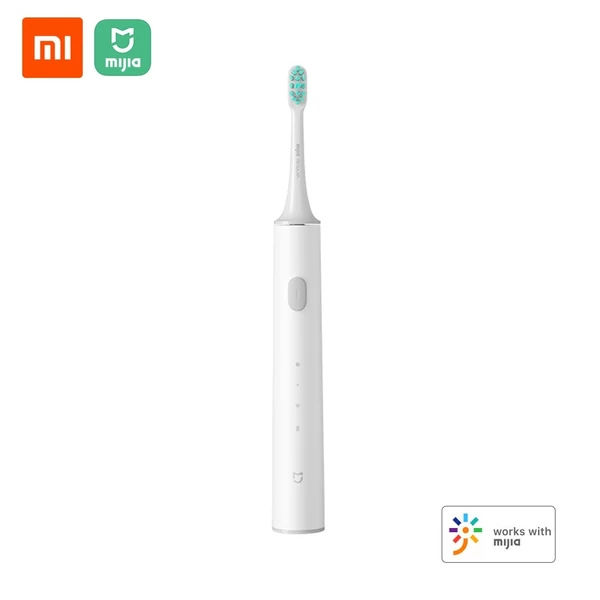 Xiaomi Mijia Sonic elektromos fogkefe T500 USB vezeték nélküli töltés - Fehér