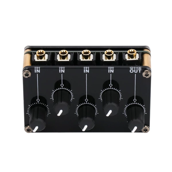 4 az 1-ben kimenet passzív keverőmodul mini sztereó 4 audio bemenet 1 kimenetig Ultra kompakt alacsony zaj - Típus 1