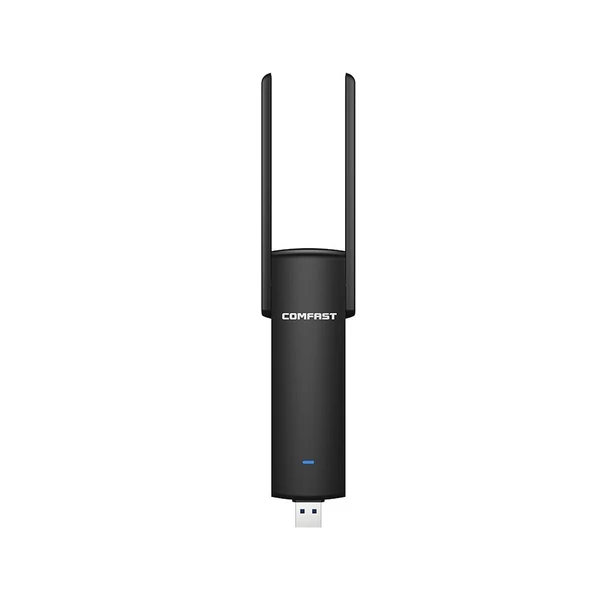 COMFSAT vezeték nélküli hálózati kártya 1200 Mbps kétsávos vezeték nélküli adapter 2.4G 5G WiFi router USB adapterkártya számítógéphez