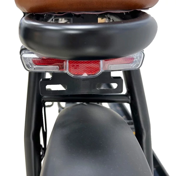 WELKIN WKEM003 20*4,0 hüvelykes vastag gumiabroncsok Retro 1200W motoros elektromos kerékpár - Fekete