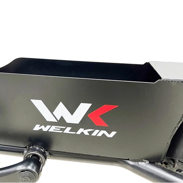 WELKIN WKEM003 20*4,0 hüvelykes vastag gumiabroncsok Retro 1200W motoros elektromos kerékpár - Fekete