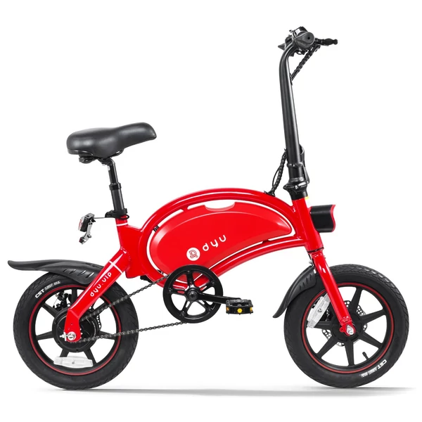 DYU D3+ összecsukható moped elektromos kerékpár - Piros