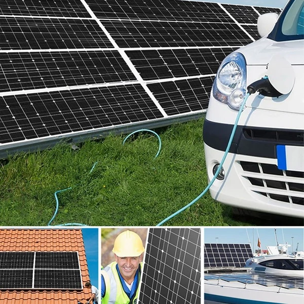 Rugalmas 12V 100W kiváló minőségű autós napelemes monokristályos szilícium csatlakozódobozzal Vízálló IP65 lakóautóhoz