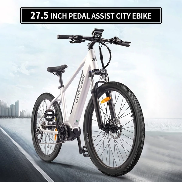 GOGOBEST GM26 elektromos kerékpár 27,5 hüvelykes 250 W-os motorpedál-asszisztens - Ezüst